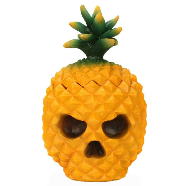 Resin Pineapple Skull Desktop Storage Box Organizer Table Decor Ornaments C I8E6 Resin Pineapple Skull Desktop Storage Box Organizer Table Decor Ornaments C I8E6